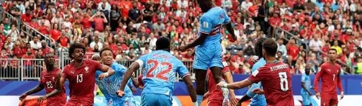世界杯-葡萄牙1-1战平民主刚果 内维斯进球C罗未破门