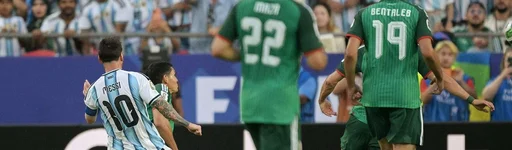 世界杯-阿根廷3-0阿尔及利亚 梅西戴帽并列世界杯历史射手王