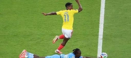 世界杯:哥伦比亚1-0胜民主刚果 穆尼奥斯进球助球队连胜出线