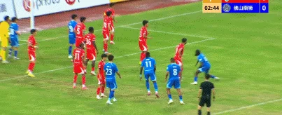 广西恒宸3-3佛山南狮,拉普辛两射一传,安特维扳平比分