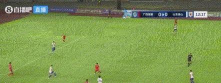 泰山1-0领先广西恒宸 泽卡直塞助攻陈蒲单刀破门