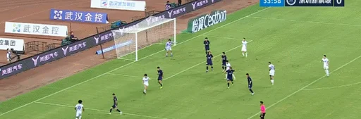 中超:武汉三镇2-0战胜十人深圳新鹏城,熊继政、汪晋贤各入一球